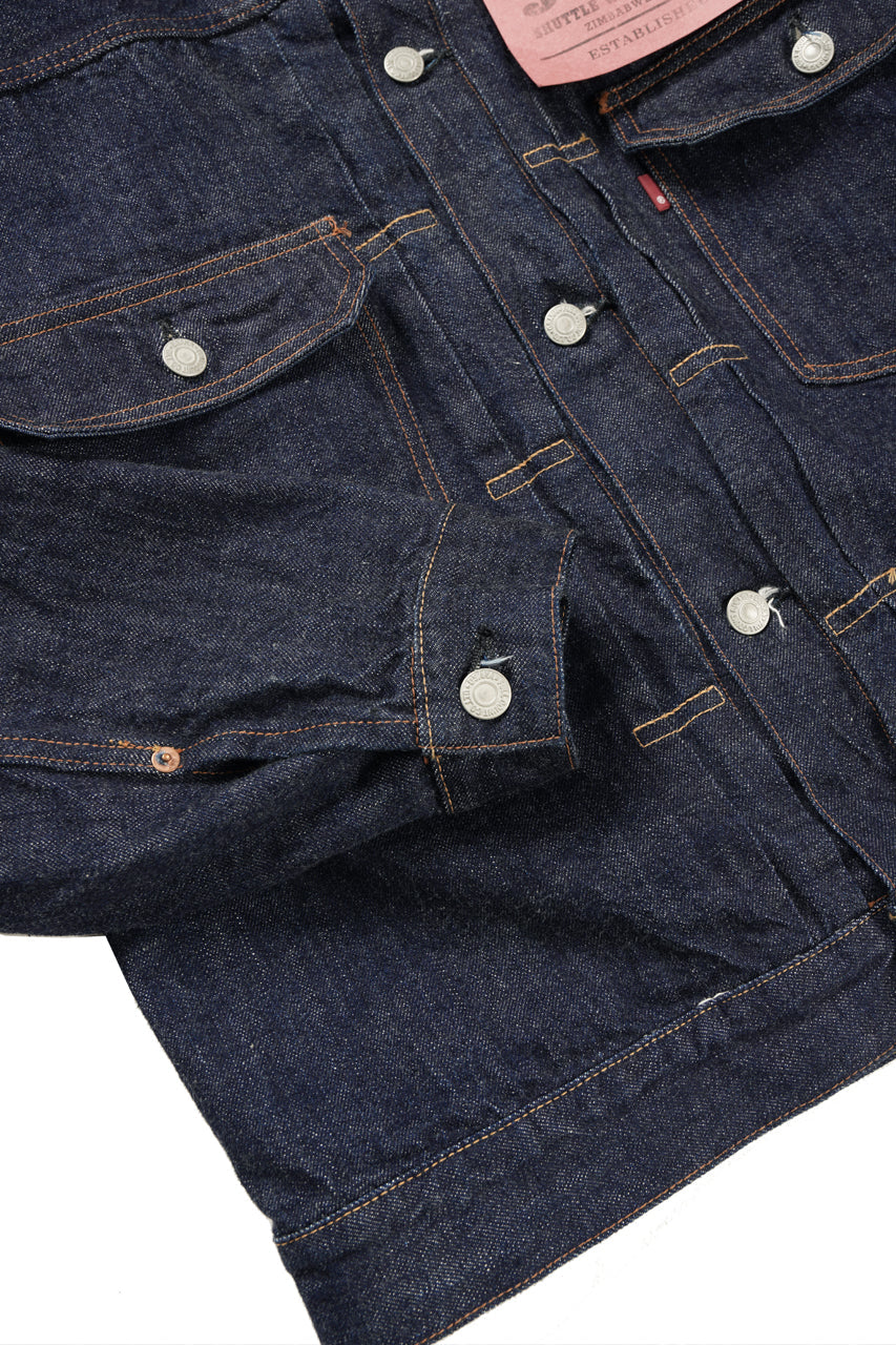 画像をギャラリービューアに読み込む, FULLCOUNT 2102W Type-2 Jean Jacket / 13.7oz Zimbabwe Selvedge Denim (INDIGO BLUE / ONE WASHED)