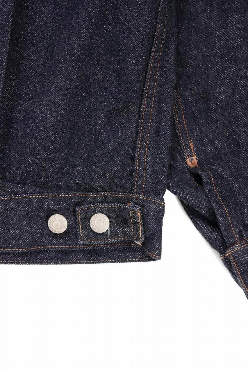 FULLCOUNT Type2 Jean Jacket / 13.7oz Zimbabwe Selvedge Denim (INDIGO BLUE / ONE WASHED)