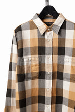 Load image into Gallery viewer, FULLCOUNT FLANNEL WORK SHIRT / ORIGINAL COTTON CHECK (BEIGE)