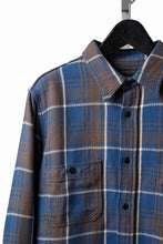 Load image into Gallery viewer, FULLCOUNT FLANNEL WORK SHIRT / ORIGINAL COTTON CHECK (BLUE)