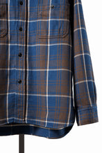 Load image into Gallery viewer, FULLCOUNT FLANNEL WORK SHIRT / ORIGINAL COTTON CHECK (BLUE)