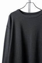 Load image into Gallery viewer, FULLCOUNT BRUSHED RIB FLAT SEAM LONG SLEEVE T SHIRT / ORIGINAL 30/- BRUSHED RIB (INK BLACK)