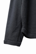 Load image into Gallery viewer, FULLCOUNT BRUSHED RIB FLAT SEAM LONG SLEEVE T SHIRT / ORIGINAL 30/- BRUSHED RIB (INK BLACK)