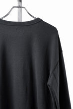 Load image into Gallery viewer, FULLCOUNT BRUSHED RIB FLAT SEAM LONG SLEEVE T SHIRT / ORIGINAL 30/- BRUSHED RIB (INK BLACK)