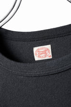 Load image into Gallery viewer, FULLCOUNT BRUSHED RIB FLAT SEAM LONG SLEEVE T SHIRT / ORIGINAL 30/- BRUSHED RIB (INK BLACK)