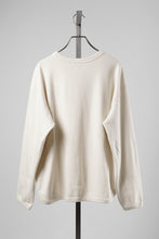 Load image into Gallery viewer, FULLCOUNT BRUSHED RIB FLAT SEAM LONG SLEEVE T SHIRT / ORIGINAL 30/- BRUSHED RIB (ECRU)