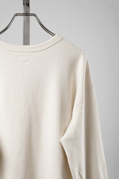 Load image into Gallery viewer, FULLCOUNT BRUSHED RIB FLAT SEAM LONG SLEEVE T SHIRT / ORIGINAL 30/- BRUSHED RIB (ECRU)