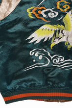 画像をギャラリービューアに読み込む, FULLCOUNT REVERSIBLE SKAJAN &quot;HAWK &amp; DRAGON&quot; (GREEN x ECRU / BROWN x ECRU)