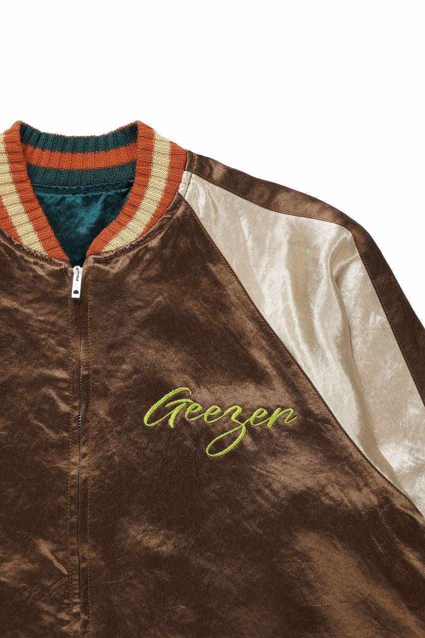 FULLCOUNT REVERSIBLE SKAJAN "HAWK & DRAGON" (GREEN x ECRU / BROWN x ECRU)