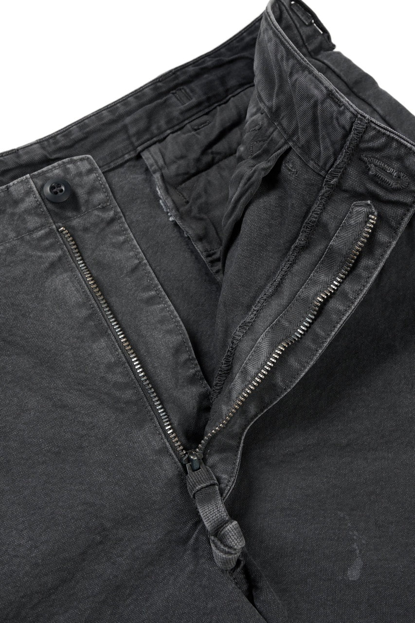 Load image into Gallery viewer, FULLCOUNT 1144VE Tent Cloth Field Cargo Shorts VE / Vintage Effect (Faded Black)