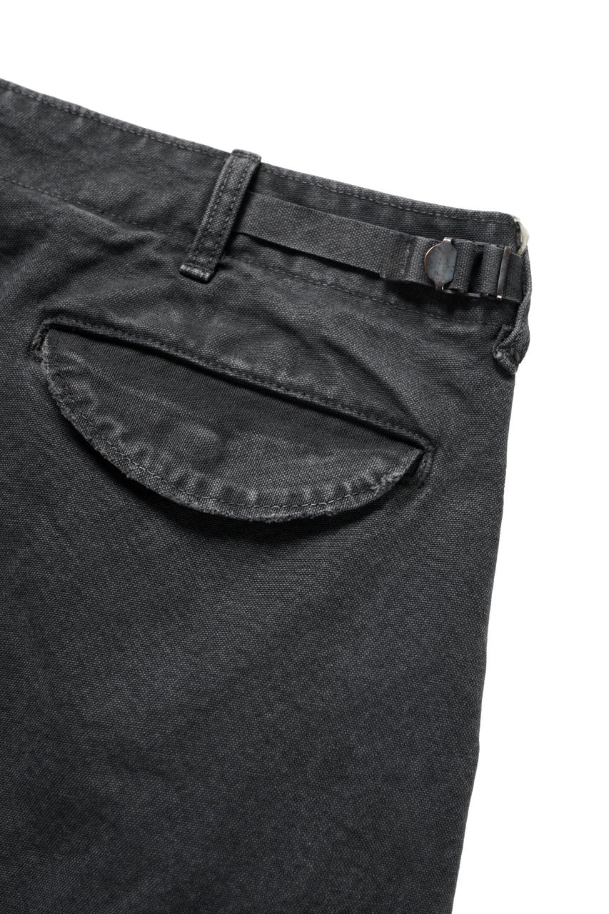 Load image into Gallery viewer, FULLCOUNT 1144VE Tent Cloth Field Cargo Shorts VE / Vintage Effect (Faded Black)