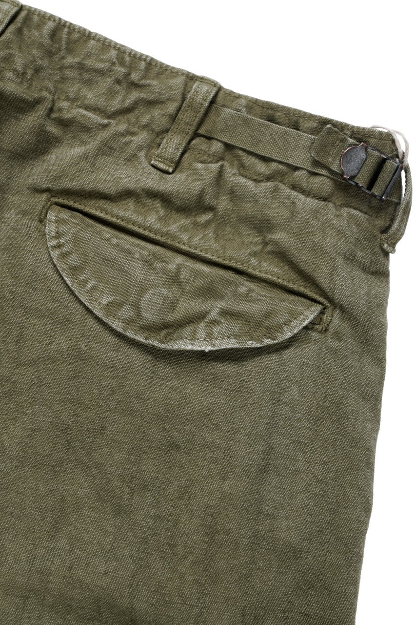 画像をギャラリービューアに読み込む, FULLCOUNT 1144VE Tent Cloth Field Cargo Shorts VE / Vintage Effect (O.D)