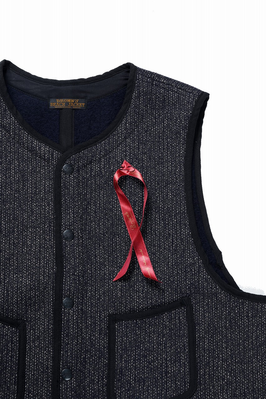 Load image into Gallery viewer, BROWN'S BEACH BBJ-001-26 EARLY VEST (NAVY BLUE)