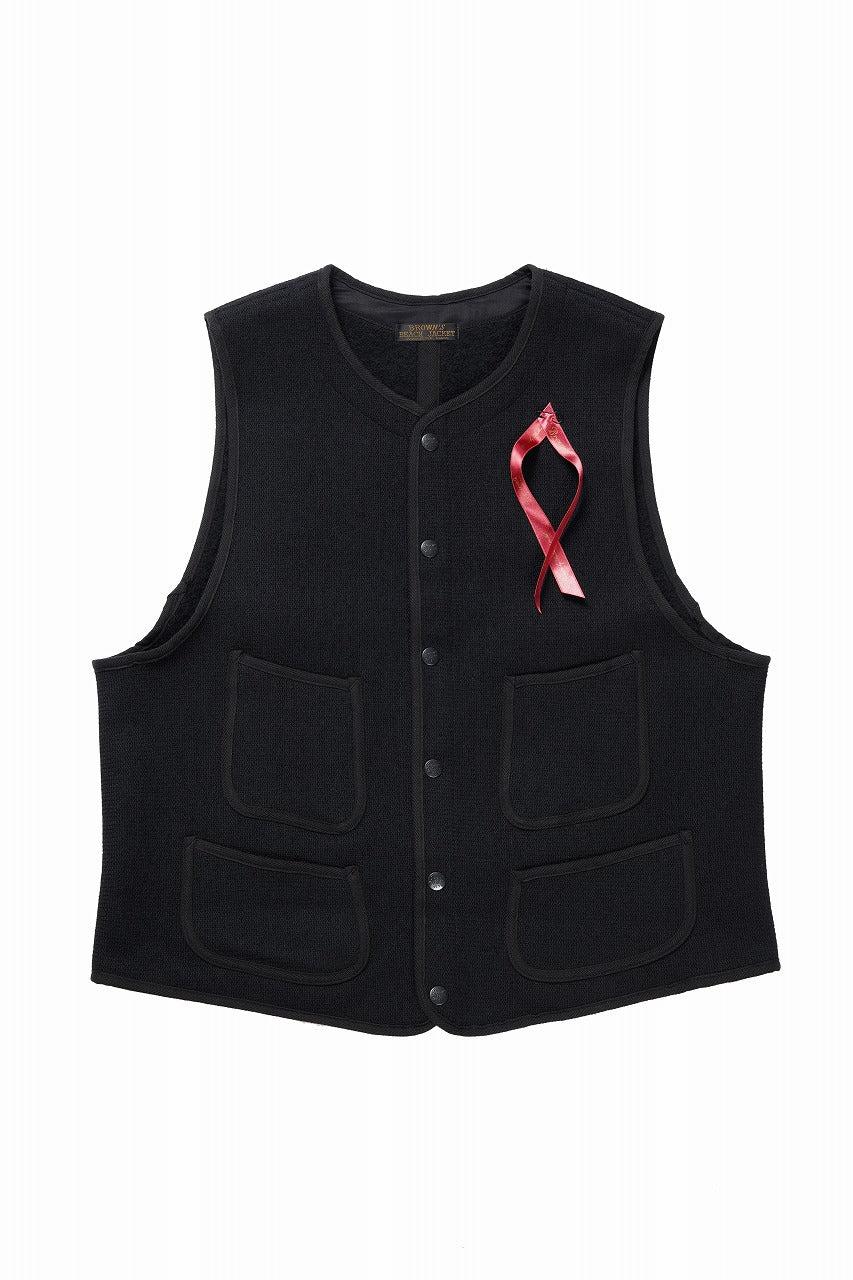 Load image into Gallery viewer, BROWN'S BEACH BBJ-001-26 EARLY VEST (BLACK)