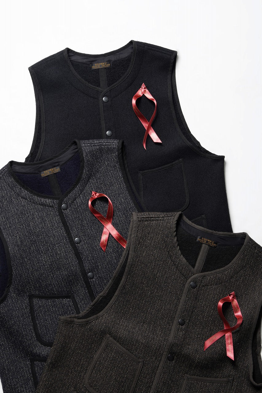 Load image into Gallery viewer, BROWN'S BEACH BBJ-001-26 EARLY VEST (BLACK)