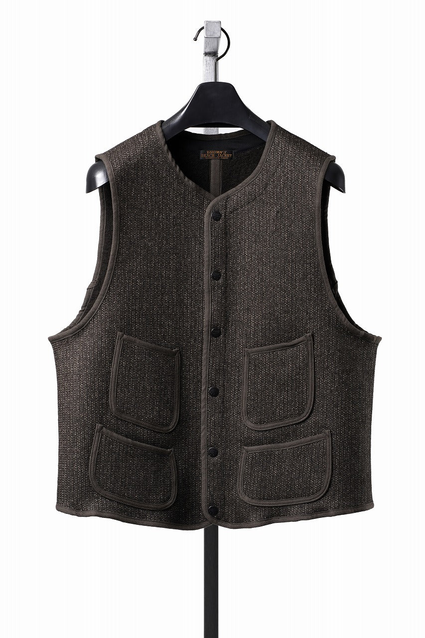 Load image into Gallery viewer, BROWN'S BEACH BBJ-001-26 EARLY VEST (OXFORD GREY)