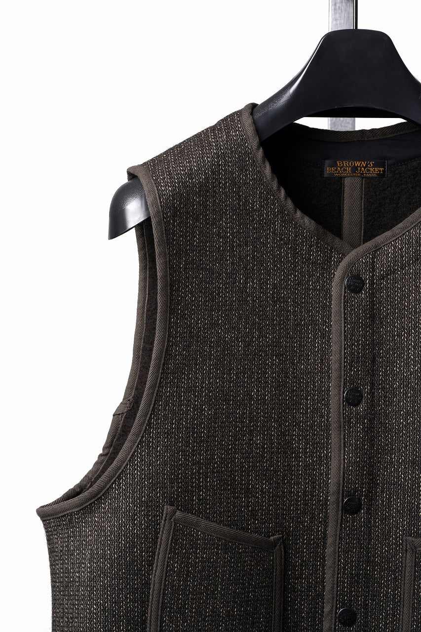 Load image into Gallery viewer, BROWN'S BEACH BBJ-001-26 EARLY VEST (OXFORD GREY)
