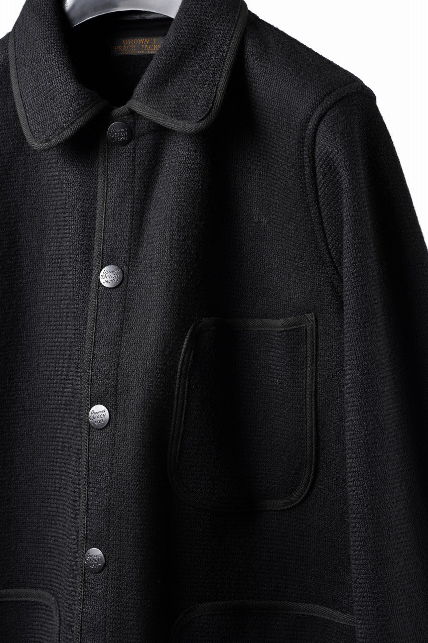 Load image into Gallery viewer, BROWN'S BEACH BBJ-003-26 JACKET (BLACK)