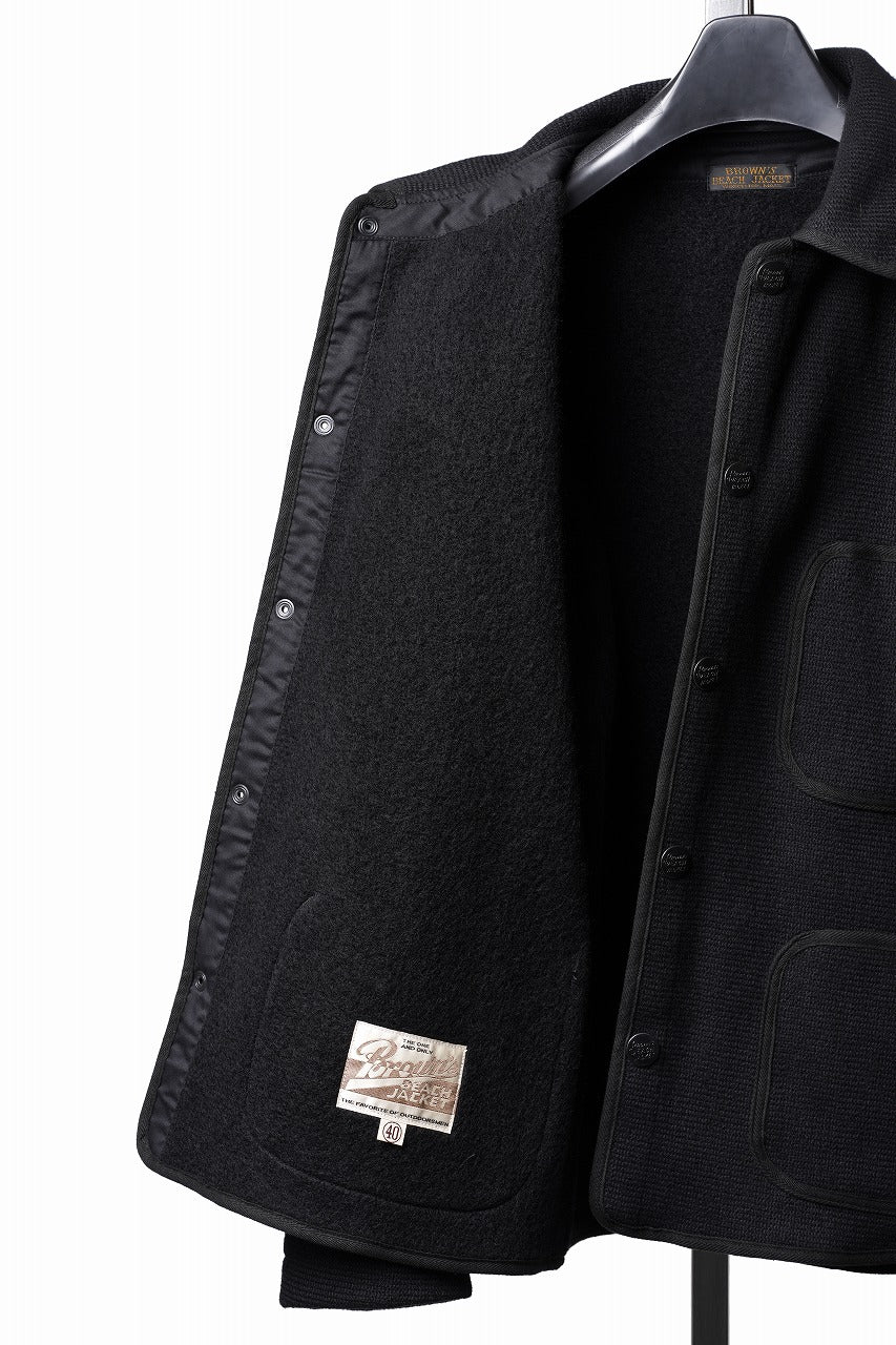Load image into Gallery viewer, BROWN'S BEACH BBJ-003-26 JACKET (BLACK)