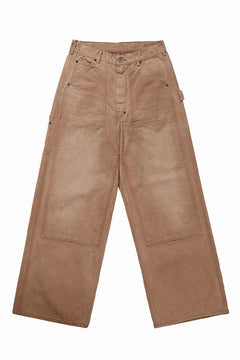 画像をギャラリービューアに読み込む, FULLCOUNT 1152CA DOUBLE KNEE DUCK PANTS (BROWN)
