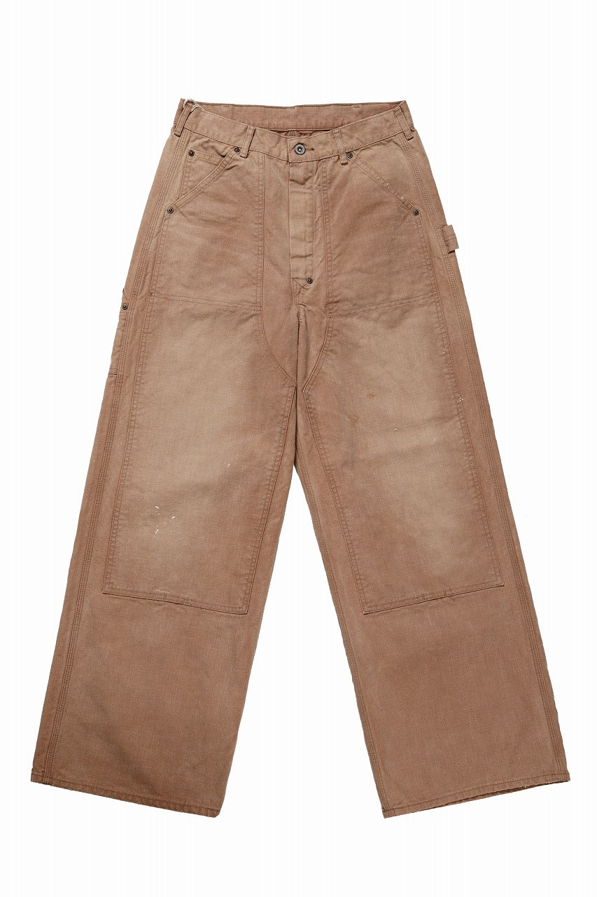 画像をギャラリービューアに読み込む, FULLCOUNT 1152CA DOUBLE KNEE DUCK PANTS (BROWN)