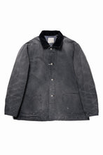 Load image into Gallery viewer, FULLCOUNT 2061CA RELAX FIT DUCK CHORE JACKET (BLACK)