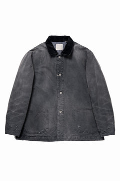 Load image into Gallery viewer, FULLCOUNT 2061CA RELAX FIT DUCK CHORE JACKET (BLACK)