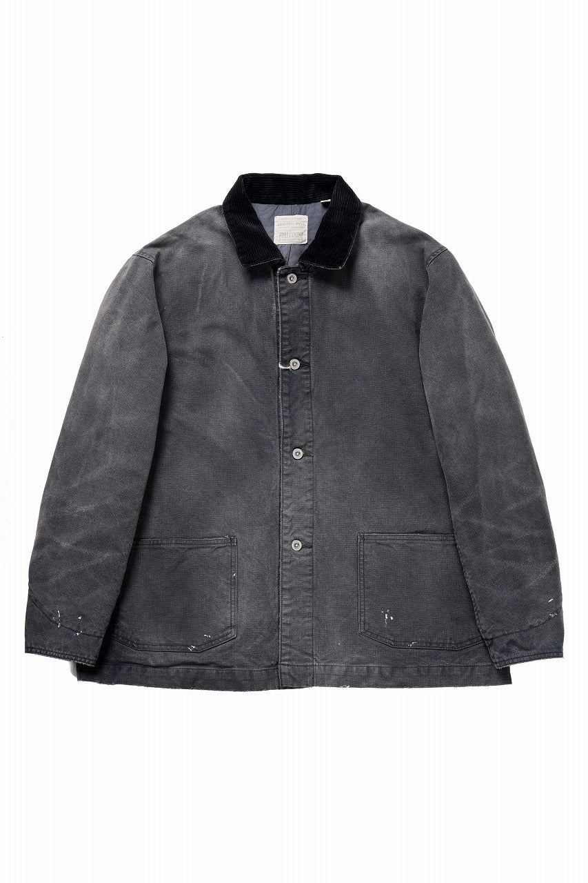 Load image into Gallery viewer, FULLCOUNT 2061CA RELAX FIT DUCK CHORE JACKET (BLACK)