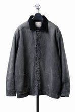 Load image into Gallery viewer, FULLCOUNT 2061CA RELAX FIT DUCK CHORE JACKET (BLACK)