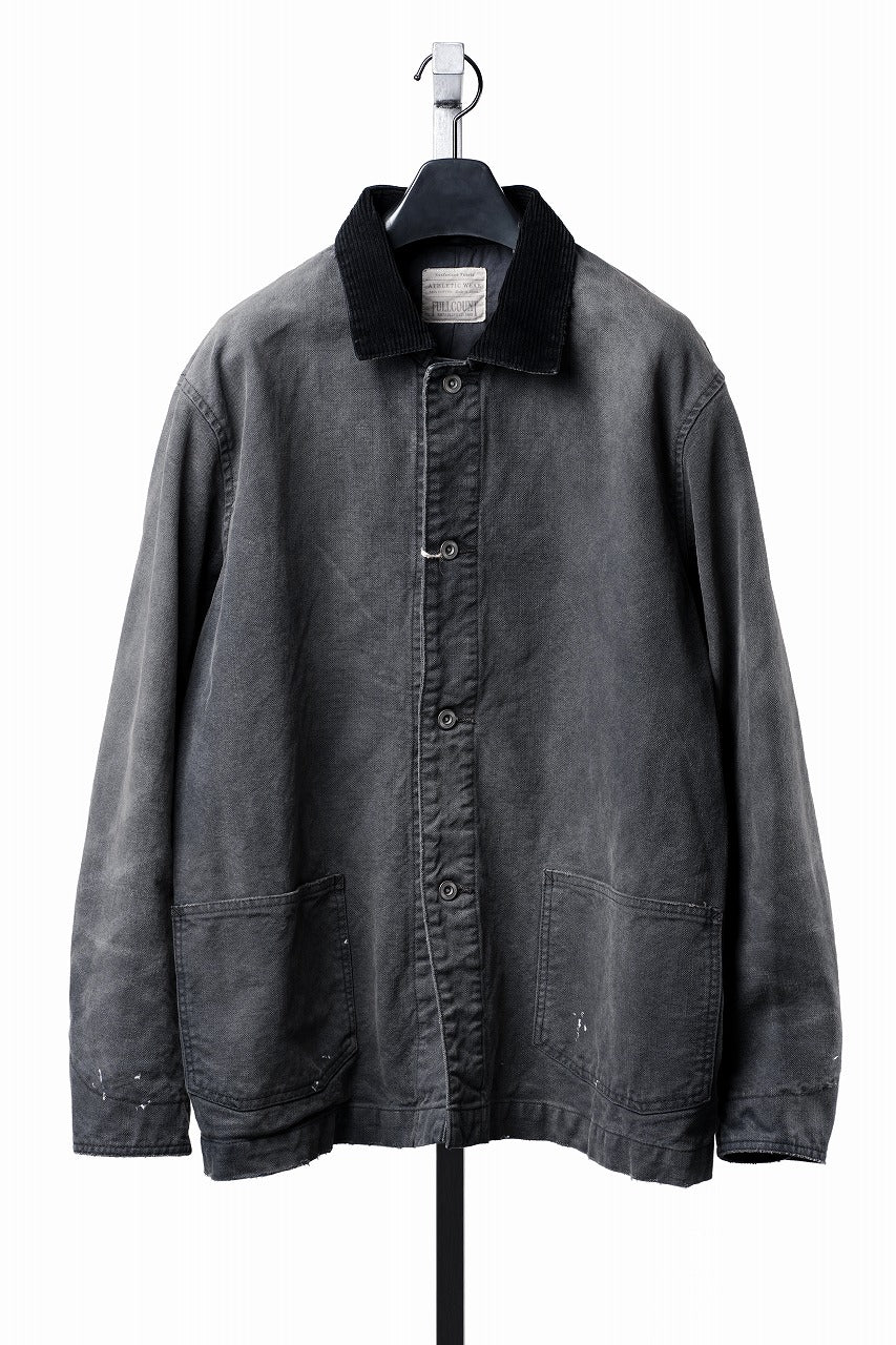 Load image into Gallery viewer, FULLCOUNT 2061CA RELAX FIT DUCK CHORE JACKET (BLACK)