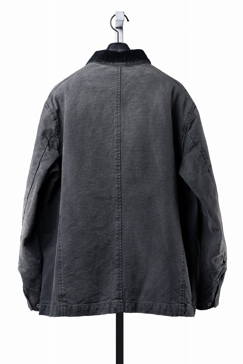 Load image into Gallery viewer, FULLCOUNT 2061CA RELAX FIT DUCK CHORE JACKET (BLACK)