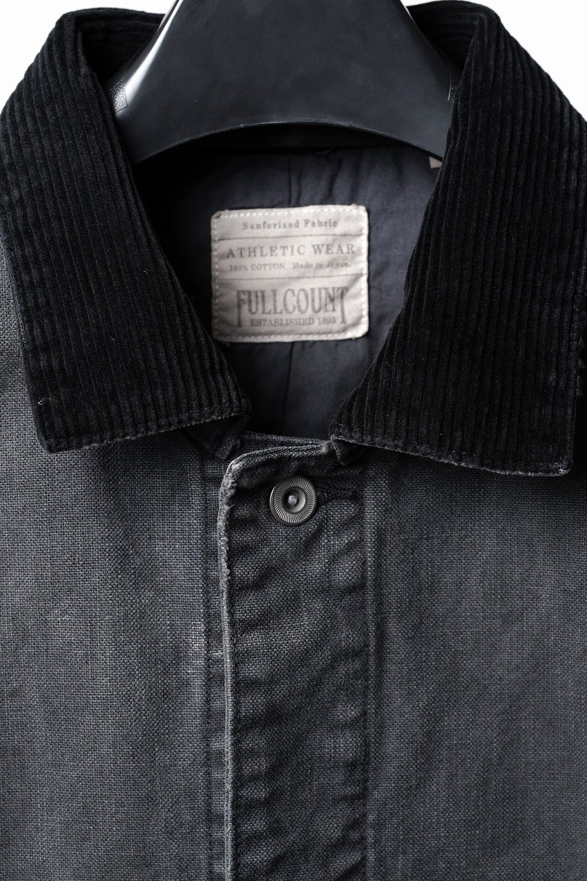 Load image into Gallery viewer, FULLCOUNT 2061CA RELAX FIT DUCK CHORE JACKET (BLACK)