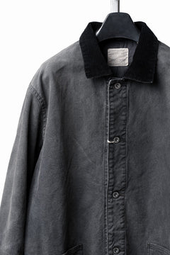 Load image into Gallery viewer, FULLCOUNT 2061CA RELAX FIT DUCK CHORE JACKET (BLACK)