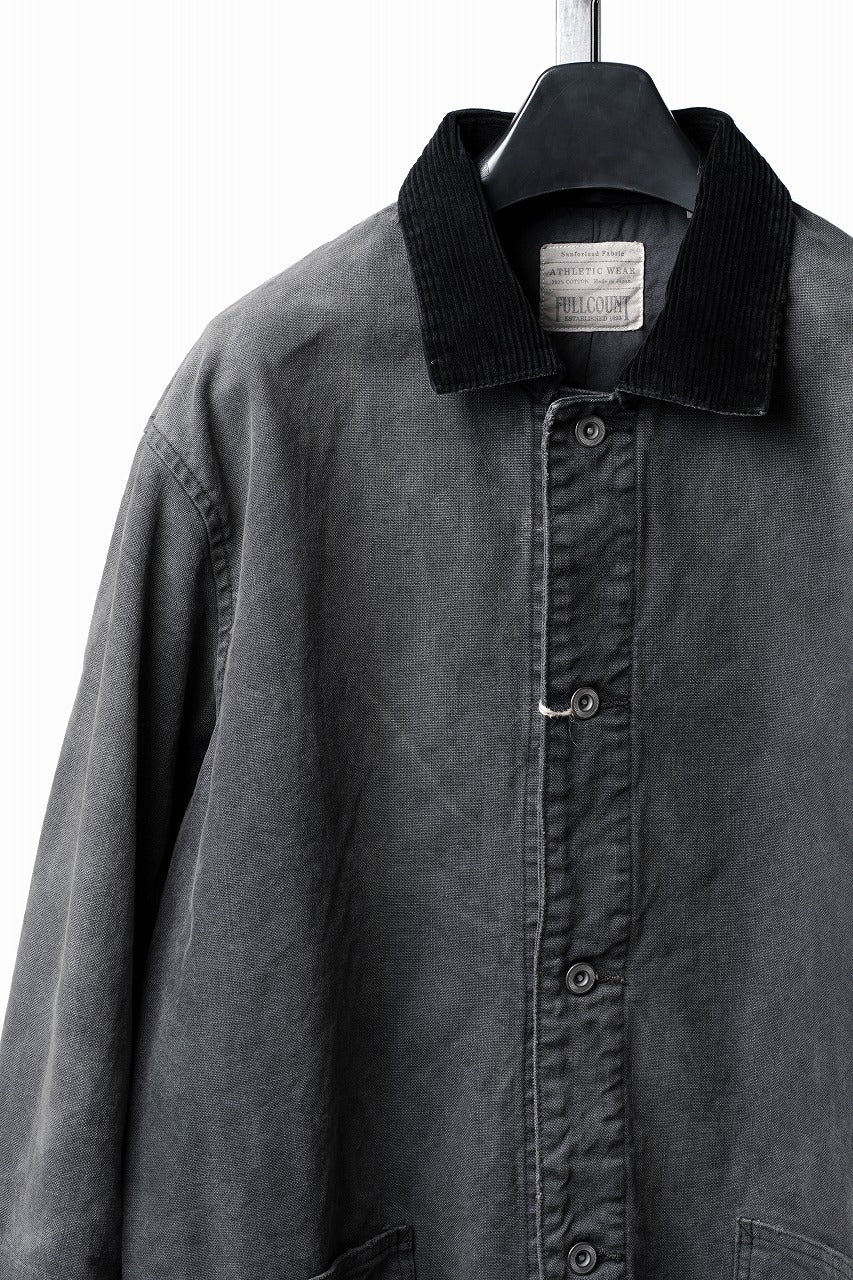 Load image into Gallery viewer, FULLCOUNT 2061CA RELAX FIT DUCK CHORE JACKET (BLACK)