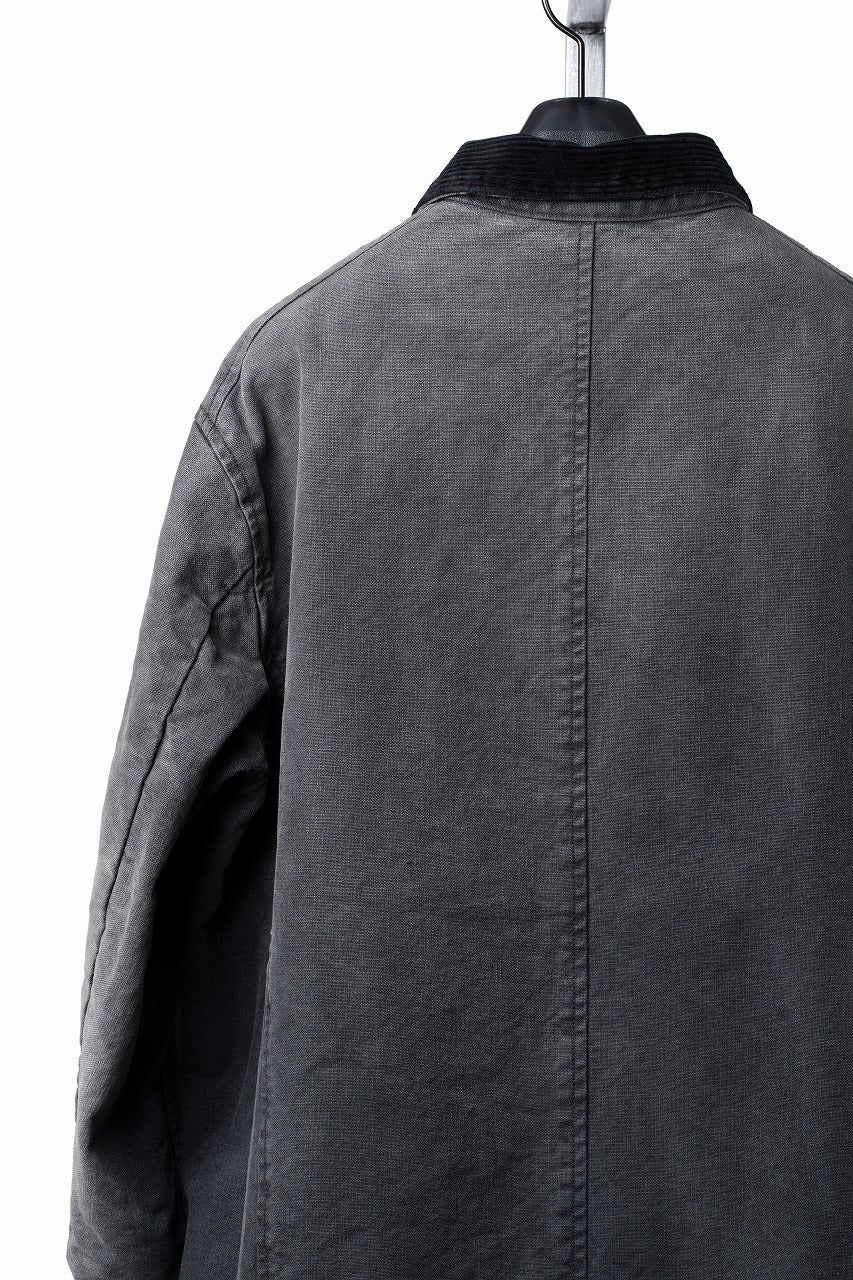 Load image into Gallery viewer, FULLCOUNT 2061CA RELAX FIT DUCK CHORE JACKET (BLACK)