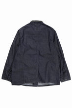 画像をギャラリービューアに読み込む, FULLCOUNT x GDC GFC2001 Leather Collar Denim Chore Jacket (INDIGO)