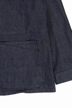 画像をギャラリービューアに読み込む, FULLCOUNT x GDC GFC2001 Leather Collar Denim Chore Jacket (INDIGO)