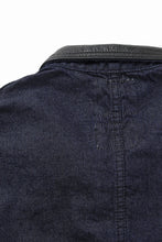 画像をギャラリービューアに読み込む, FULLCOUNT x GDC GFC2001 Leather Collar Denim Chore Jacket (INDIGO)