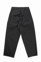 画像をギャラリービューアに読み込む, FULLCOUNT x GDC GFC1001 Big Denim Tuck Trousers (BLACK)