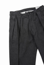 画像をギャラリービューアに読み込む, FULLCOUNT x GDC GFC1001 Big Denim Tuck Trousers (BLACK)