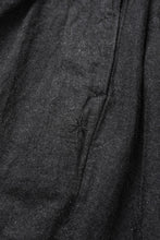画像をギャラリービューアに読み込む, FULLCOUNT x GDC GFC1001 Big Denim Tuck Trousers (BLACK)
