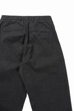 画像をギャラリービューアに読み込む, FULLCOUNT x GDC GFC1001 Big Denim Tuck Trousers (BLACK)