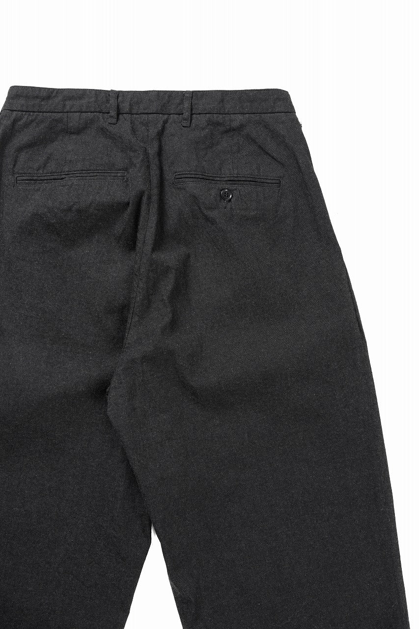 画像をギャラリービューアに読み込む, FULLCOUNT x GDC GFC1001 Big Denim Tuck Trousers (BLACK)