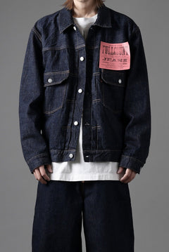 画像をギャラリービューアに読み込む, FULLCOUNT 2102W Type-2 Jean Jacket / 13.7oz Zimbabwe Selvedge Denim (INDIGO BLUE / ONE WASHED)