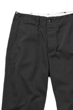 Load image into Gallery viewer, FULLCOUNT 1153 U.S.ARMY TAPERED CHINO TROUSERS (BLACK)