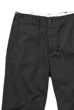Load image into Gallery viewer, FULLCOUNT 1153 U.S.ARMY TAPERED CHINO TROUSERS (BLACK)