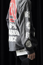 画像をギャラリービューアに読み込む, SAINT Mxxxxxx x BOUNTY HUNTER LS T-SHIRT / SAINTY HUNTER (BLACK)