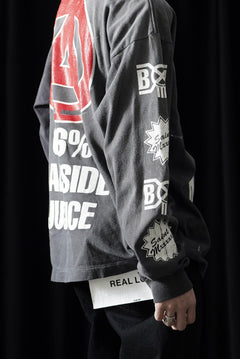 画像をギャラリービューアに読み込む, SAINT Mxxxxxx x BOUNTY HUNTER LS T-SHIRT / SAINTY HUNTER (BLACK)