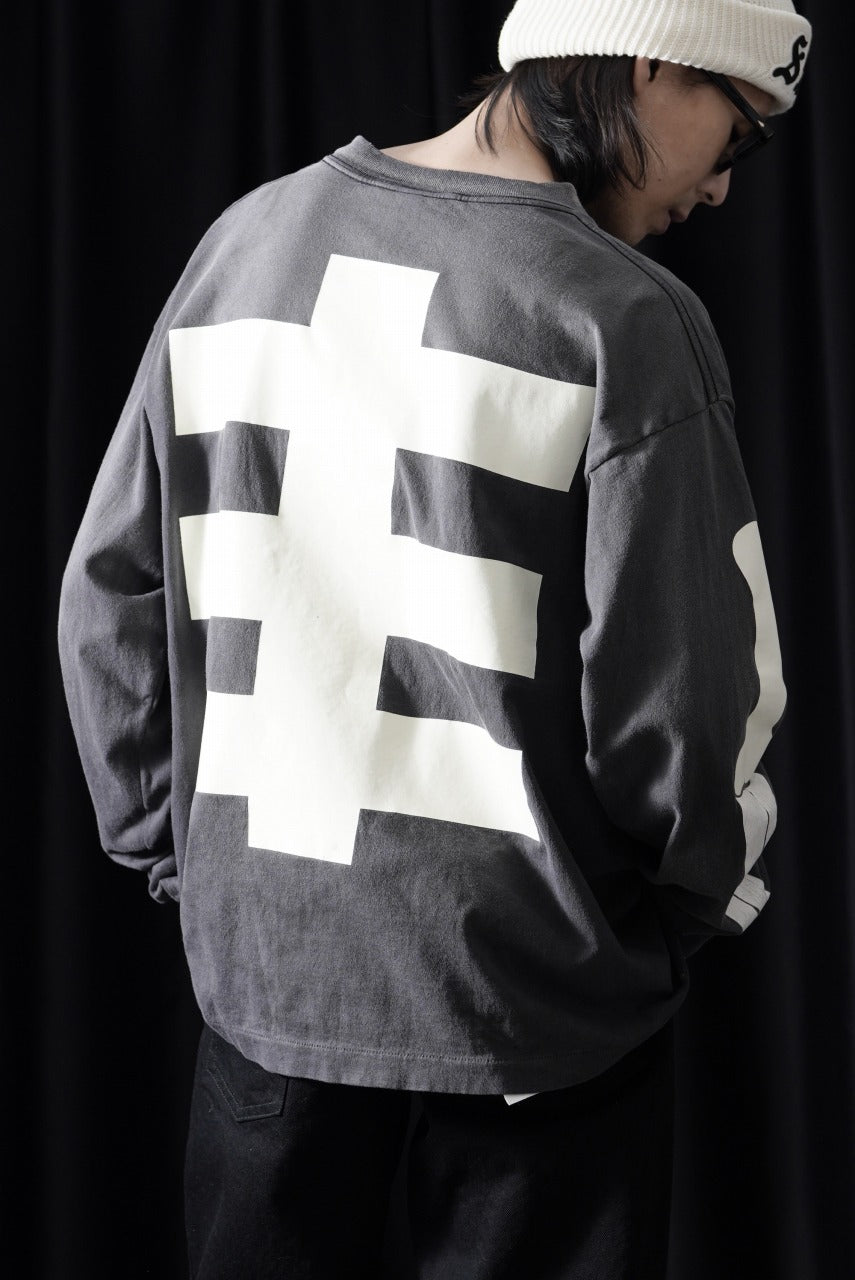 画像をギャラリービューアに読み込む, SAINT Mxxxxxx x BOUNTY HUNTER LS T-SHIRT / BONE (BLACK)