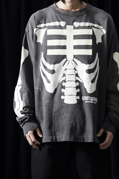 画像をギャラリービューアに読み込む, SAINT Mxxxxxx x BOUNTY HUNTER LS T-SHIRT / BONE (BLACK)